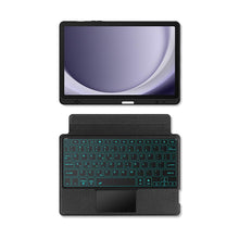 Load image into Gallery viewer, ProElite Wireless Bluetooth TouchPad Keyboard Case for Samsung Galaxy Tab A11 Plus 11 inch 2025, Wireless Bluetooth TouchPad Keyboard Built-in 7-Colors Backlit, Black
