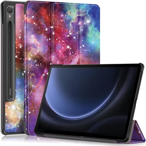 ProElite Cover for Samsung Galaxy Tab S9 FE/S10 FE 10.9 inch Cover Case, Smart Trifold Flip case cover for Samsung Galaxy Tab S10 FE/S9 FE 10.9 inch Support S Pen Magnetic attachment, Galaxy