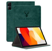 Load image into Gallery viewer, ProElite Case Cover for Redmi Pad SE 11 inch Case, Deer Flip case Cover for Redmi Pad SE 11 inch Tablet, Dark Green
