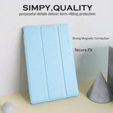 Load image into Gallery viewer, ProElite Cover for Samsung Galaxy Tab A11 8.7 inch/A9 8.7" Case Cover, Smart Flip Case Cover for Samsung Galaxy Tab A11/A9 8.7 inch Translucent Back with Stylus Pen, Light Blue
