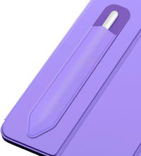 Load image into Gallery viewer, ProElite Pencil Holder Sleeve for Apple Pencil 1st/2nd Gen, Elastic Pencil Pouch Leather Adhesive Sleeve Fit iPad 10th Generation 2022, iPad 9th/8th Gen, iPad Air 5/4, iPad Pro 11/12.9, Lavender
