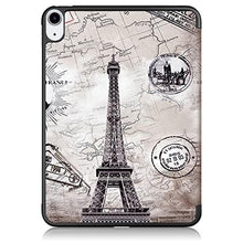 Load image into Gallery viewer, ProElite Case Cover for iPad Air 11 inch M3/M2 2025/2024, Air 5th/4th Gen 10.9 Inch, Smart Flip Case for iPad Air 11/ Air 5th/4th Gen with Pencil Holder [Auto Sleep/Wake] with Stylus Pen - Eiffel
