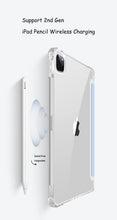 Load image into Gallery viewer, ProElite Smart Flip Case Cover for Apple iPad Air 11, Air 5th/4th Gen 10.9 inch, Clear Soft Back with Pencil Holder, Black
