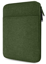 Load image into Gallery viewer, ProElite Tablet Sleeve Case Cover 6&quot; to 8&quot; for Amazon Kindle 6&quot;, Paperwhite 6.8&quot;, Kindle Fire, Apple iPad Mini 6th Gen 8.3&quot;, Mini 5/4/3/2/1, Lenovo M8, Samsung A7 Lite Tablet, Dark Green

