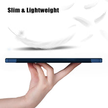 Load image into Gallery viewer, ProElite Case Cover for Redmi Pad SE 11 inch Cover, Transparent Flip Case for Redmi Pad SE 11 inch [Supports Auto Sleep Wake Function], Dark Blue
