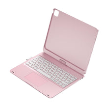 Load image into Gallery viewer, {Refurbished} ProElite 360 Degree Rotatable Wireless Bluetooth TouchPad Keyboard Case Cover for Apple iPad Pro 13 inch 2024/2025 M4/M5, Built-in 7-Colors Backlit, Rose Gold
