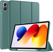 Load image into Gallery viewer, ProElite Cover for Xiaomi Redmi Pad 2 Pro 12.1 inch Case, Soft Flexible Flip Case Cover for Xiaomi Redmi Pad 2 Pro 12.1 inch with Pen Holder, Support Auto Sleep Wake, [Recoil Series] - Dark Green
