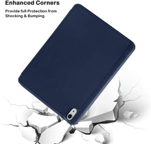 Load image into Gallery viewer, ProElite case for iPad Air 11 inch M3/M2 2025/2024, iPad Air 5th/4th Gen Case 10.9 Inch, Smart Flip Case Cover for Apple iPad Air with Pencil Holder [Auto Sleep/Wake] with Stylus Pen - Dark Blue
