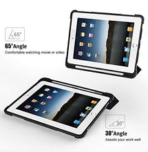 Load image into Gallery viewer, ProElite Rugged Shockproof Armor Smart flip case Cover for Apple iPad 9.7" 2017 2018 5th Gen/6th Gen Air 1 Air 2 Pro 9.7 (A1893/A1954) with Pencil Holder
