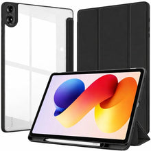 Load image into Gallery viewer, ProElite Cover for Xiaomi Redmi Pad 2 Pro 12.1 inch Cover Case, Smart Flip Case Cover for Xiaomi Redmi Pad 2 Pro 12.1 inch with S Pen holder, Black [Transparent back]
