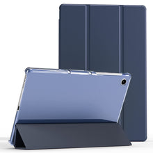 Load image into Gallery viewer, ProElite Smart Flip Case Cover for Lenovo Tab M10 HD 2nd Gen TB-X306X / Smart Tab M10 HD 2nd Gen TB-X306F, Translucent Back with Stylus Pen, Navy Blue
