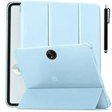 Load image into Gallery viewer, ProElite Cover for OnePlus Pad Go 11.35 inch Case Cover, Transparent Flip Case Cover for OnePlus Pad Go 11.35 inch 2023 with Stylus, Support Auto Sleep Wake, Light Blue

