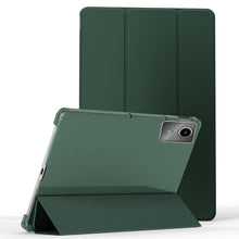 Load image into Gallery viewer, ProElite Case Cover for Lenovo Tab M11 11 inch Cover, Smart Flip Case Lenovo Tab M11 11 inch Translucent Back with Stylus Pen, Dark Green
