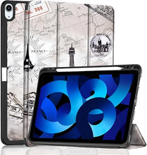 Load image into Gallery viewer, ProElite Pencil Case for iPad Air 5th/4th 10.9 Inch [Auto Sleep/Wake Cover] [Pencil Holder] [Soft Flexible Case] Recoil Series - Eiffel
