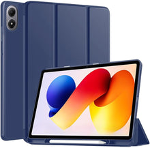 Load image into Gallery viewer, ProElite Cover for Xiaomi Redmi Pad 2 Pro 12.1 inch Case, Soft Flexible Flip Case Cover for Xiaomi Redmi Pad 2 Pro 12.1 inch with Pen Holder, Support Auto Sleep Wake, [Recoil Series] - Dark Blue
