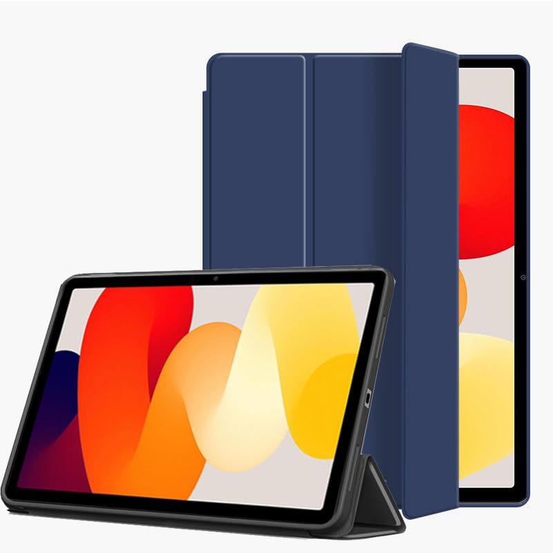 ProElite Cover for Redmi Pad SE 11 inch Cover Case, Soft Flexible Flip Case Cover for Redmi Pad SE 11 inch, Support Auto Sleep Wake, [Recoil Series] - Dark Blue