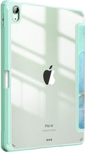 Load image into Gallery viewer, ProElite Case Cover for Apple iPad Air 13 inch M3/M2 2025/2024 Cover, Transparent Smart Flip Cover for iPad Air 13 inch M3/M2 2025/2024 with Pencil Holder, Marble Green
