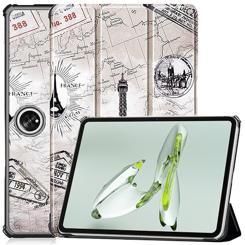 ProElite Cover for OnePlus Pad Go 11.35 inch Cover, Trifold Flip Case Cover for OnePlus Pad Go 11.35 inch 2023, Support Auto Sleep Wake, Eiffel