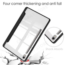 Load image into Gallery viewer, ProElite Cover for Samsung Galaxy Tab S9 FE 10.9/S10 FE 10.9 inch Cover Case, Smart Flip Case Cover for Samsung Galaxy Tab S10/S9 FE 10.9 inch with S Pen holder, Grey [Transparent back]
