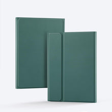 Load image into Gallery viewer, ProElite TouchPad Keyboard case for Samsung Galaxy Tab S10 FE Plus 13.1 inch with, Magnetic Detachable Wireless Bluetooth TouchPad Keyboard Built-in 7-Colors Backlit, Dark Green
