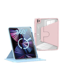 Load image into Gallery viewer, ProElite Rotating Case for Apple iPad Pro 11 inch 2024 M4 with Pencil Holder, 360 Degree Rotation Protective Stand Cover Clear Back for iPad Pro 11 2024, Auto Wake/Sleep, Dark Blue
