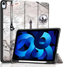 Load image into Gallery viewer, ProElite Case Cover for iPad Air 11 inch M3/M2 2025/2024, Air 5th/4th Gen 10.9 Inch, Smart Flip Case for iPad Air 11/ Air 5th/4th Gen with Pencil Holder [Auto Sleep/Wake] with Stylus Pen - Eiffel
