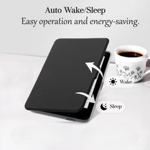 Load image into Gallery viewer, ProElite Soft TPU Transparent Back Magnetic Detachable Case for Kobo Libra 7 inch Cover Smart Flip Case Cover for Kobo Libra 7 inch (Black)
