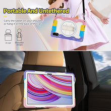 Load image into Gallery viewer, ProElite for Redmi Pad Pro 12.1 inch case, Rugged 3 Layer Armor case Cover for Redmi Pad Pro 12.1 inch with Hand Grip and Rotating Kickstand with Shoulder Strap, Rainbow Pink
