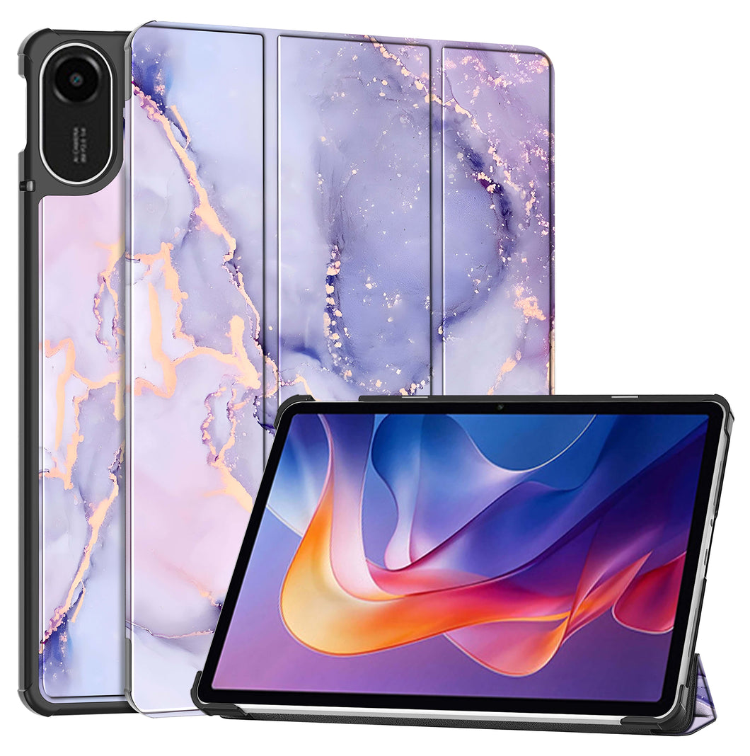 ProElite Case Cover for Xiaomi Redmi Pad 2 11 inch Case, Slim Trifold Flip case Cover for Xiaomi Redmi Pad 2 11 inch Tablet [Auto Sleep Wake Feature], Marble Purple