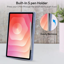 Load image into Gallery viewer, ProElite Cover for Samsung Galaxy Tab S11 Ultra 14.6 inch case Cover, Soft Flexible Flip Case Cover for Samsung Galaxy Tab S11 Ultra 14.6 inch with Pen Holder [Recoil Series] - Lavender

