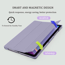 Load image into Gallery viewer, ProElite Cover for Samsung Galaxy Tab A11 Plus 11 inch Case Cover, Smart Flip Case Cover for Samsung Galaxy Tab A11+ 11" Translucent Back with Stylus Pen, Lavender
