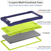 Load image into Gallery viewer, ProElite Cover for Samsung Galaxy Tab A11 Plus 11 inch/ A9 Plus 11" Case, Rugged Shockproof Heavy Duty Back Case Cover for Samsung Galaxy Tab A9+/A11+ 11 inch, Navy Green

