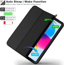 Load image into Gallery viewer, ProElite Smart Case for iPad (A16) 11th/10th Generation (2025/2022) [Auto Sleep/Wake Cover] [Left Side Pencil Holder] [Soft Flexible Case] Recoil Series - Starry Night
