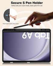 Load image into Gallery viewer, ProElite Cover for Samsung Galaxy Tab A11 8.7 inch/A9 8.7&quot; case, Soft Flexible Flip Case Cover with S Pen Holder for Samsung Galaxy Tab A9 8.7 inch with Auto Sleep Wake [Recoil Series] - Dark Blue
