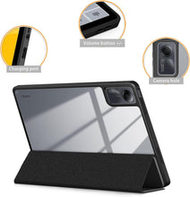 Load image into Gallery viewer, ProElite Case Cover for Redmi Pad SE 11 inch Cover, Transparent Flip Case for Redmi Pad SE 11 inch [Supports Auto Sleep Wake Function], Black
