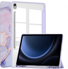 Load image into Gallery viewer, ProElite Cover for Samsung Galaxy Tab S9 FE 10.9/S10 FE 10.9 inch Cover Case, Smart Flip Case Cover for Samsung Galaxy Tab S10/S9 FE 10.9 inch with S Pen Holder, Purple Lilac [Transparent back]
