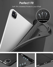 Load image into Gallery viewer, ProElite Case Cover for Apple iPad Pro 13 inch M4/M5 2024/2025 Cover, Pencil Case for iPad Pro 13 M4/M5 2024/2025 with Pencil Holder [Soft Flexible Case] Recoil Series - Marble Purple
