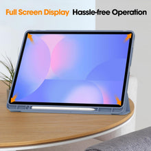 Load image into Gallery viewer, ProElite Cover for Samsung Galaxy Tab S10 FE Plus 13.1 inch, Soft Flexible Flip Case Cover for Samsung Galaxy Tab S10 FE Plus 13.1 inch Cover, [Recoil Series]- Light Blue

