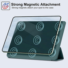 Load image into Gallery viewer, ProElite Smart Magnetic Case Cover for Apple iPad Air 13 inch M4/M3/M2 2026/2025/2024/iPad Pro 12.9 inch 2022/2021/2020 6th/5th Generation [Support Apple Pencil Charging], Dark Green
