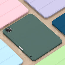 Load image into Gallery viewer, ProElite Case Cover for Apple iPad Pro 11 M4 2024 5th Gen Cover, Pencil Case for iPad Pro 11 2024 with Pencil Holder, Auto Sleep Wake [Soft Flexible Case] Recoil Series - Dark Green
