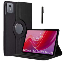 Load image into Gallery viewer, ProElite Cover for Lenovo idea Tab 11 inch 2025, 360 Rotatable Smart Flip Case Cover for Lenovo idea Tab 11 inch 2025 Tablet with Stylus Pen, Black
