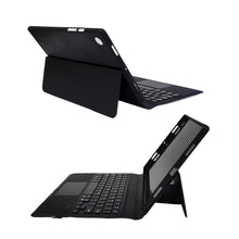 Load image into Gallery viewer, ProElite Wireless Bluetooth TouchPad Keyboard flip case Cover for Samsung Galaxy Tab A8 10.5 inch SM-X200/ SM-X205/ SM-X207, Black
