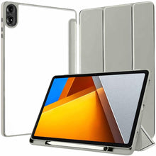 Load image into Gallery viewer, ProElite Case Cover for Poco Pad 12.1 inch Cover, Transparent Flip Case for Poco Pad 12.1 inch with Pen Holder, [Supports Auto Sleep Wake Function], Grey
