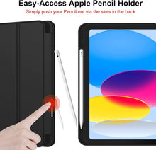 Load image into Gallery viewer, ProElite Smart Case for iPad (A16) 11th/10th Generation (2025/2022) [Auto Sleep/Wake Cover] [Left Side Pencil Holder] [Soft Flexible Case] Recoil Series - Hippy
