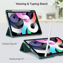 Load image into Gallery viewer, ProElite Case for for Apple iPad Air 11" M4/M3/M2 2026/2025/2024, Air 5th/4th Gen 10.9" Pencil Cover for iPad Air [Auto Sleep/Wake Cover] [Pencil Holder] [Soft Flexible Case] Recoil Serie, Dark Green
