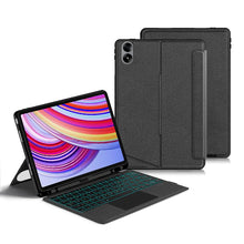 Load image into Gallery viewer, {Refurbished} ProElite Wireless Bluetooth TouchPad Keyboard Case for Xiaomi Redmi Pad 2 Pro 12.1 inch, Magnetic Detachable Bluetooth TouchPad Keyboard Redmi Pad 2 Pro 12.1 inch with Built-in 7-Colors Backlit, Black
