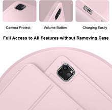Load image into Gallery viewer, ProElite Case Cover for Apple iPad Pro 11 inch 2024/2025 M4/M5 5th/6th Gen Cover, Pencil Case for iPad Pro 11 M4/M5 with Pencil Holder, Auto Sleep Wake [Soft Flexible Case] Recoil Series - Pink

