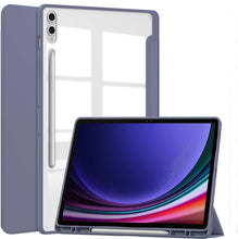 Load image into Gallery viewer, ProElite Cover for Samsung Galaxy Tab S9 Plus Cover Case, Smart Flip Case Cover for Samsung Galaxy Tab S9 Plus 12.4 inch with S Pen Holder, Lavender [Transparent Back]
