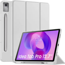 Load image into Gallery viewer, ProElite Cover for Lenovo Idea Tab Pro 12.7 inch 2025 case Cover, Soft Flexible Flip Case Cover for Lenovo Idea Tab Pro 12.7 inch 2025 [Recoil Series] - Grey
