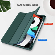 Load image into Gallery viewer, ProElite Case for for Apple iPad Air 11" M4/M3/M2 2026/2025/2024, Air 5th/4th Gen 10.9" Pencil Cover for iPad Air [Auto Sleep/Wake Cover] [Pencil Holder] [Soft Flexible Case] Recoil Serie, Dark Green
